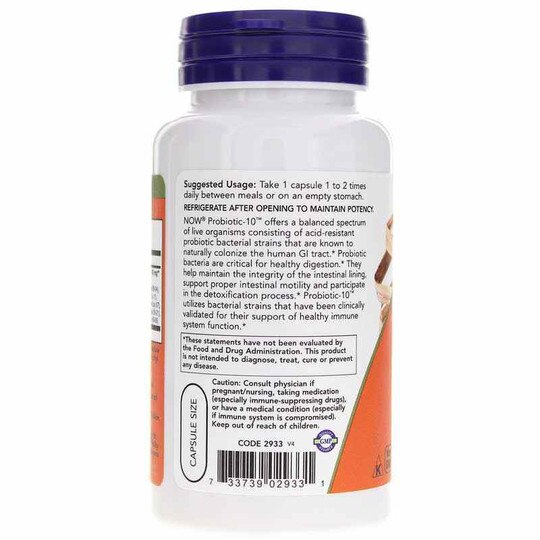 Probiotic-10 25 Billion, NOW